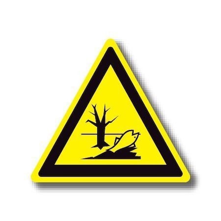 Ergomat 12in TRIANGLE SIGNS - Environmental Hazard DSV-SIGN 144 #1339 -UEN